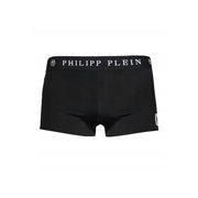 Philipp Plein Black Polyamide Men's Swimwear Boxer