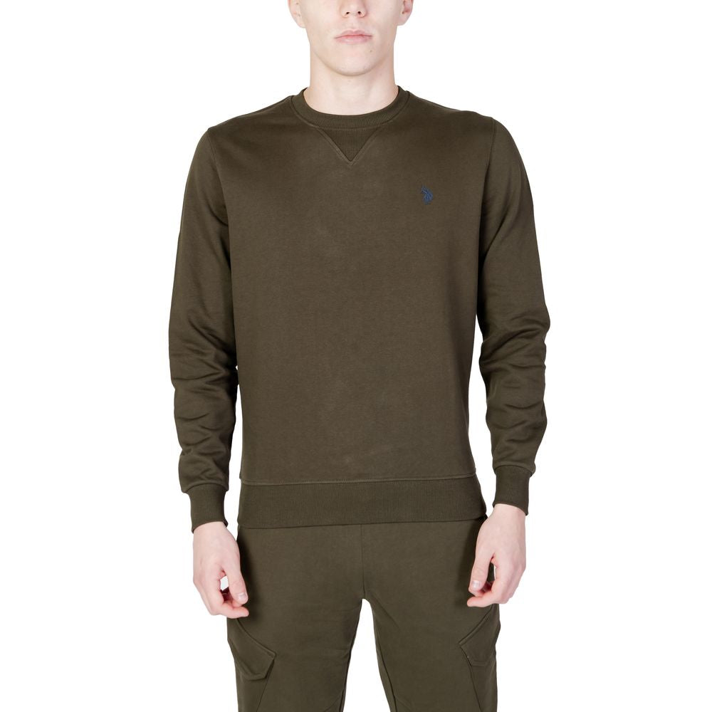 U.S. POLO ASSN. Green Cotton Sweater
