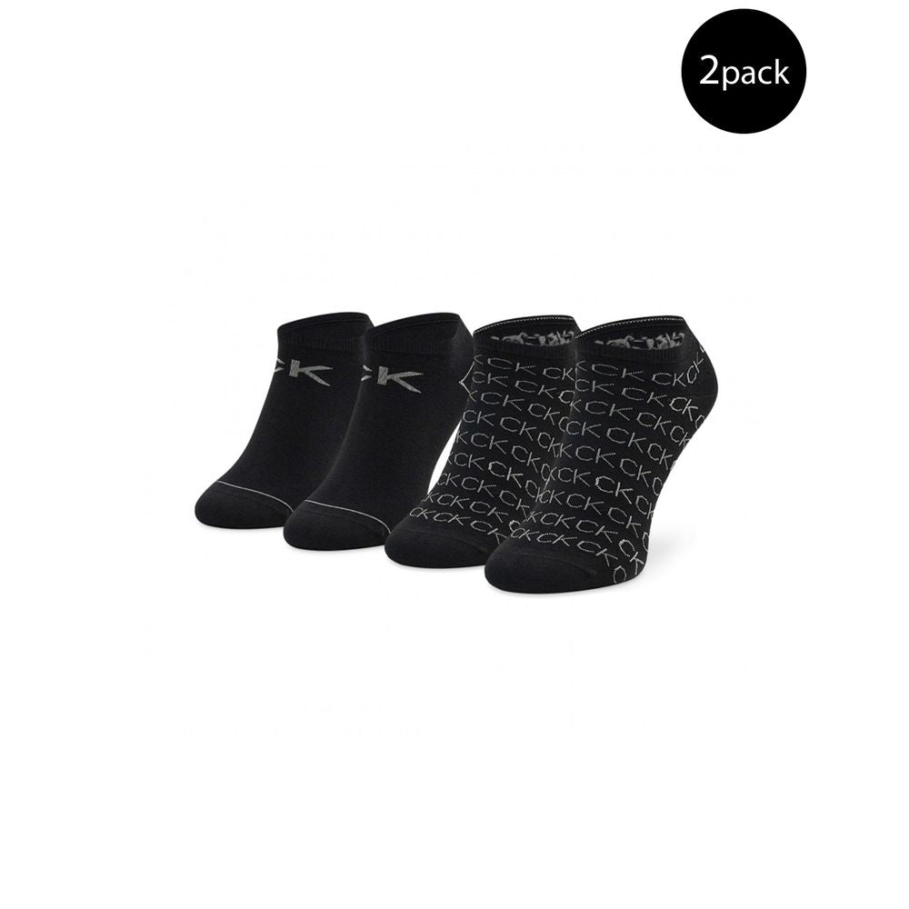 Calvin Klein Black Cotton Tights & Sock