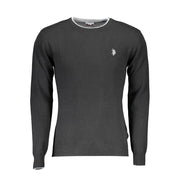 U.S. POLO ASSN. Black Wool Men Sweater