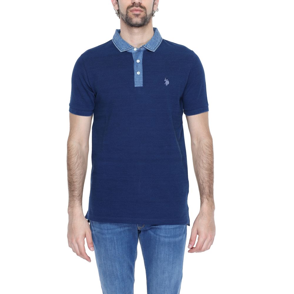 U.S. POLO ASSN. Blue Cotton Polo Shirt