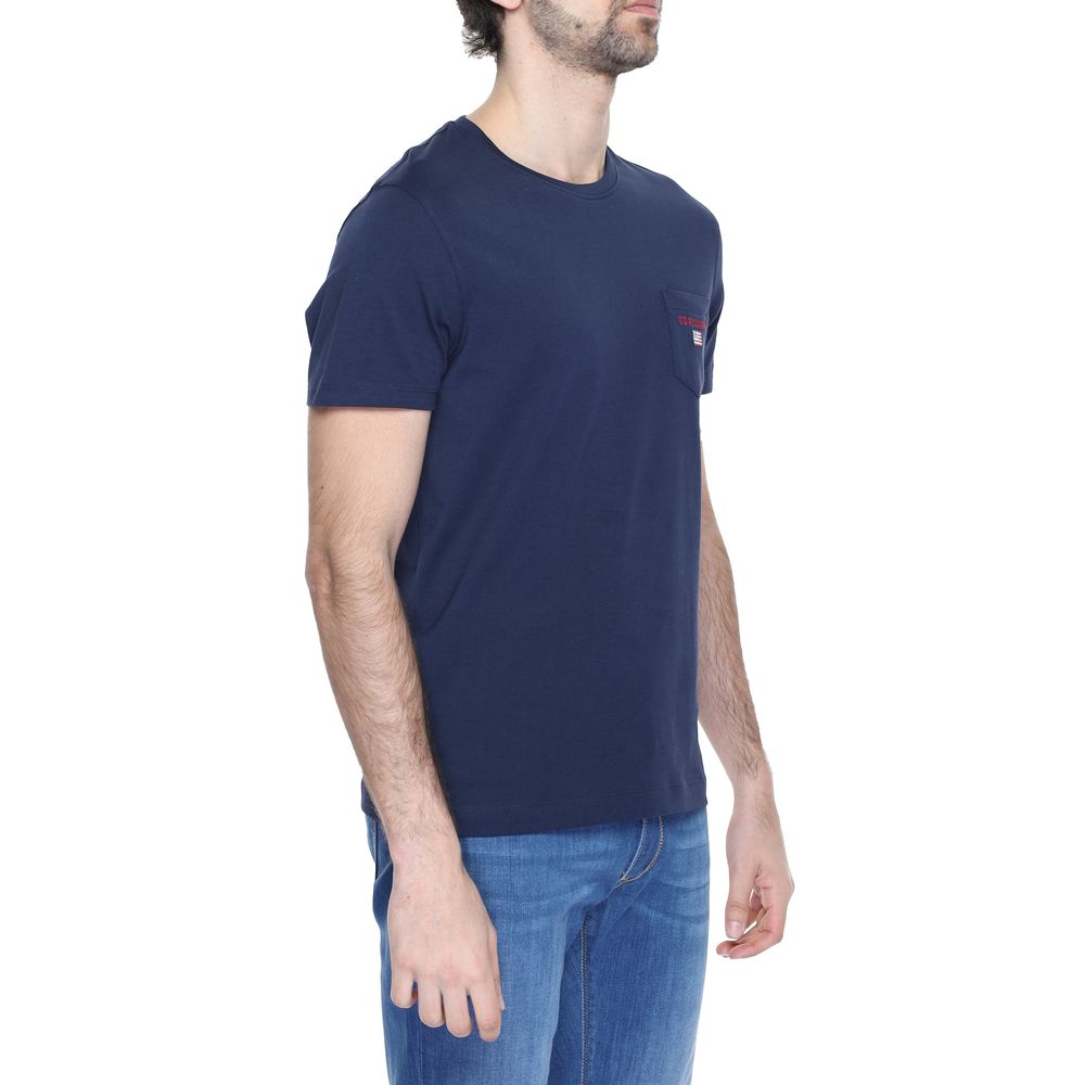 U.S. POLO ASSN. Blue Cotton T-Shirt