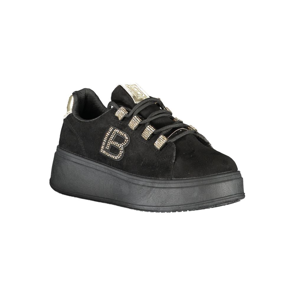 Laura Biagiotti Black Polyester Women Sneaker