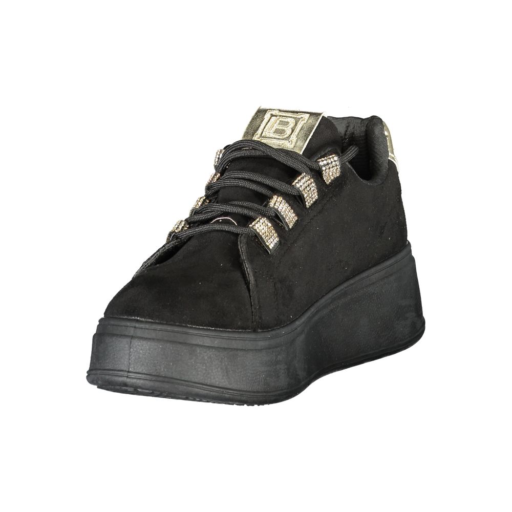 Laura Biagiotti Black Polyester Women Sneaker