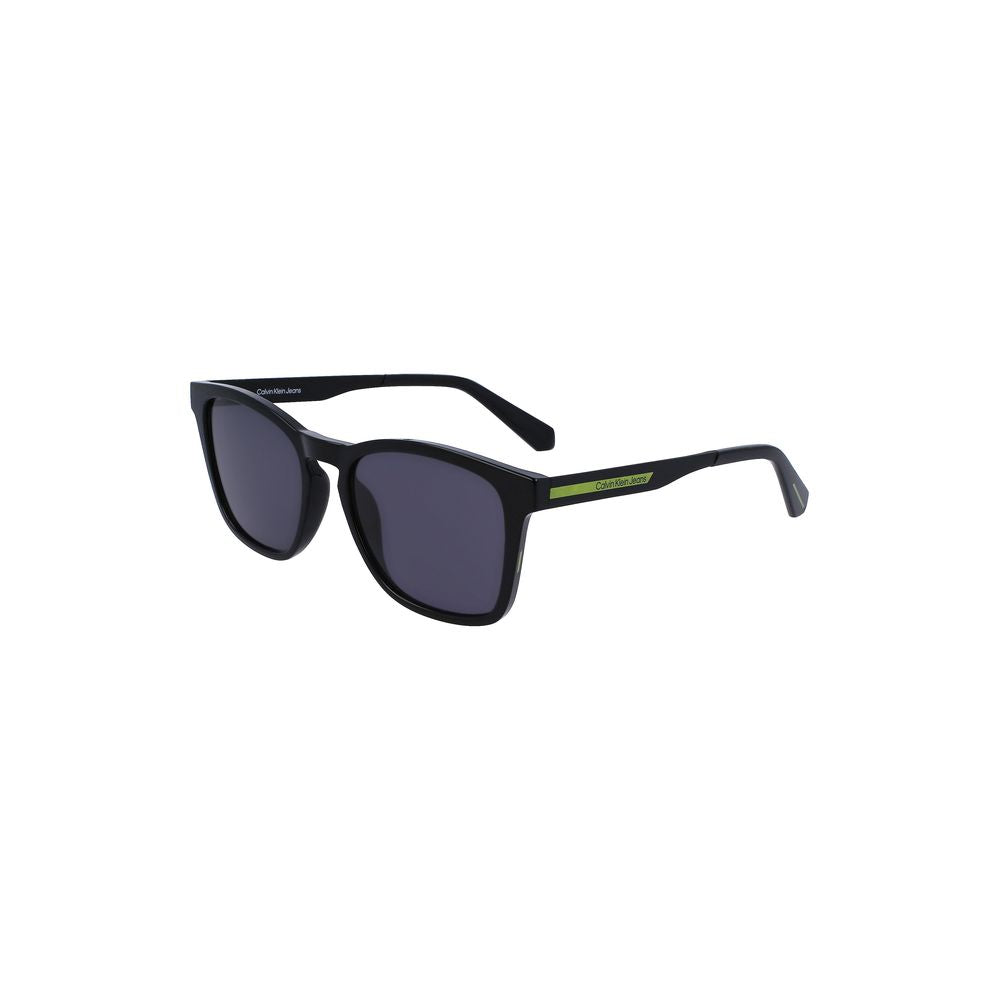 Calvin Klein Black Plastic Men Sunglass