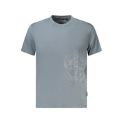 Napapijri Gray Cotton Men T-Shirt