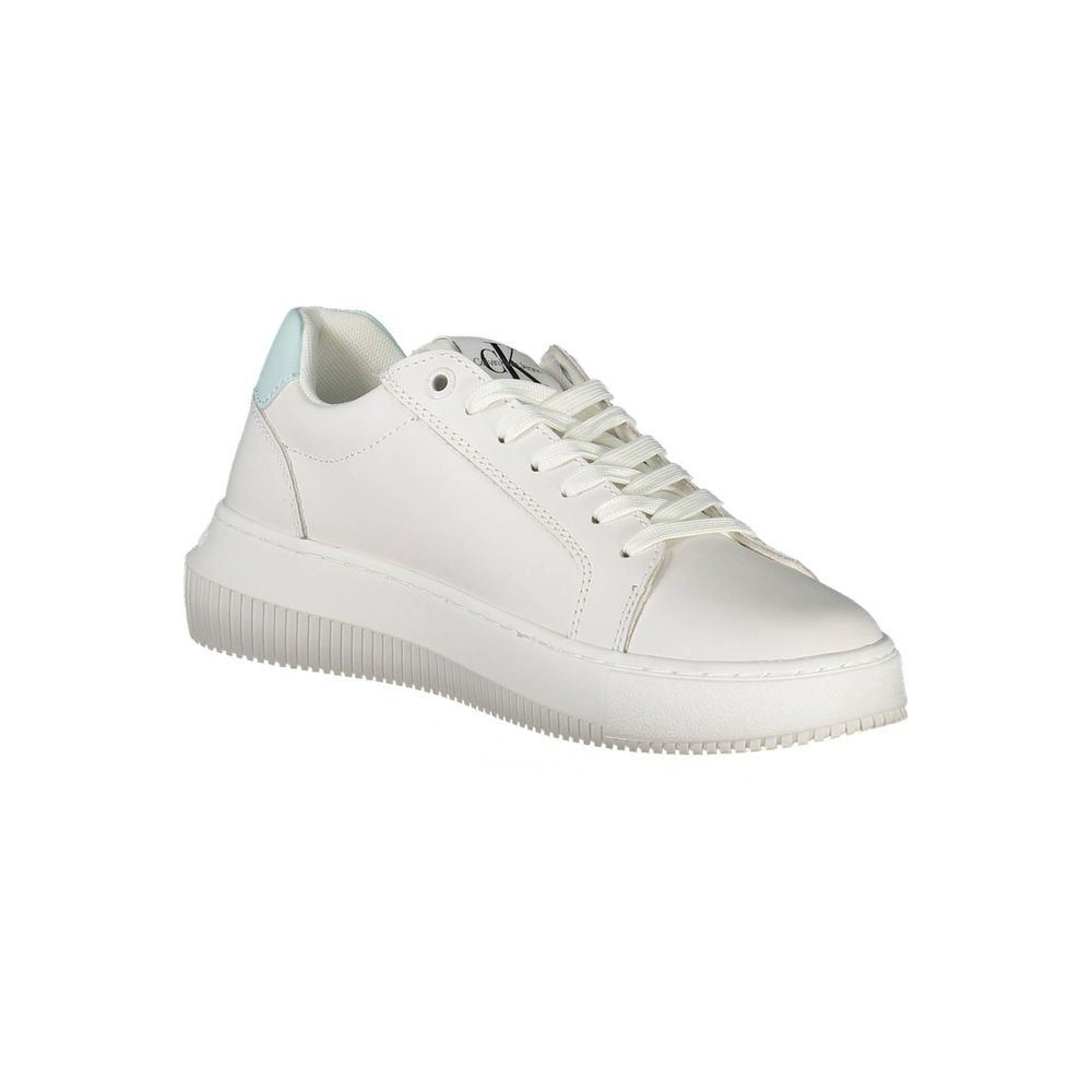 Calvin Klein White Leather Women Sneaker