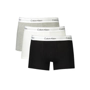 Calvin Klein Gray Cotton Men Boxer