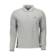 U.S. POLO ASSN. Brown Cotton Men Polo Shirt