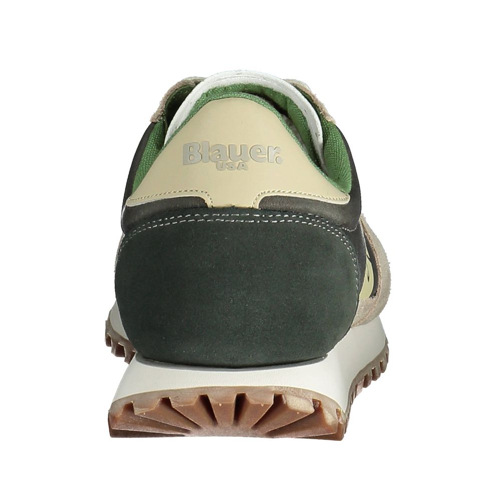 Blauer Beige Leather Men Sneaker