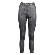 Calvin Klein Black Cotton Women Legging