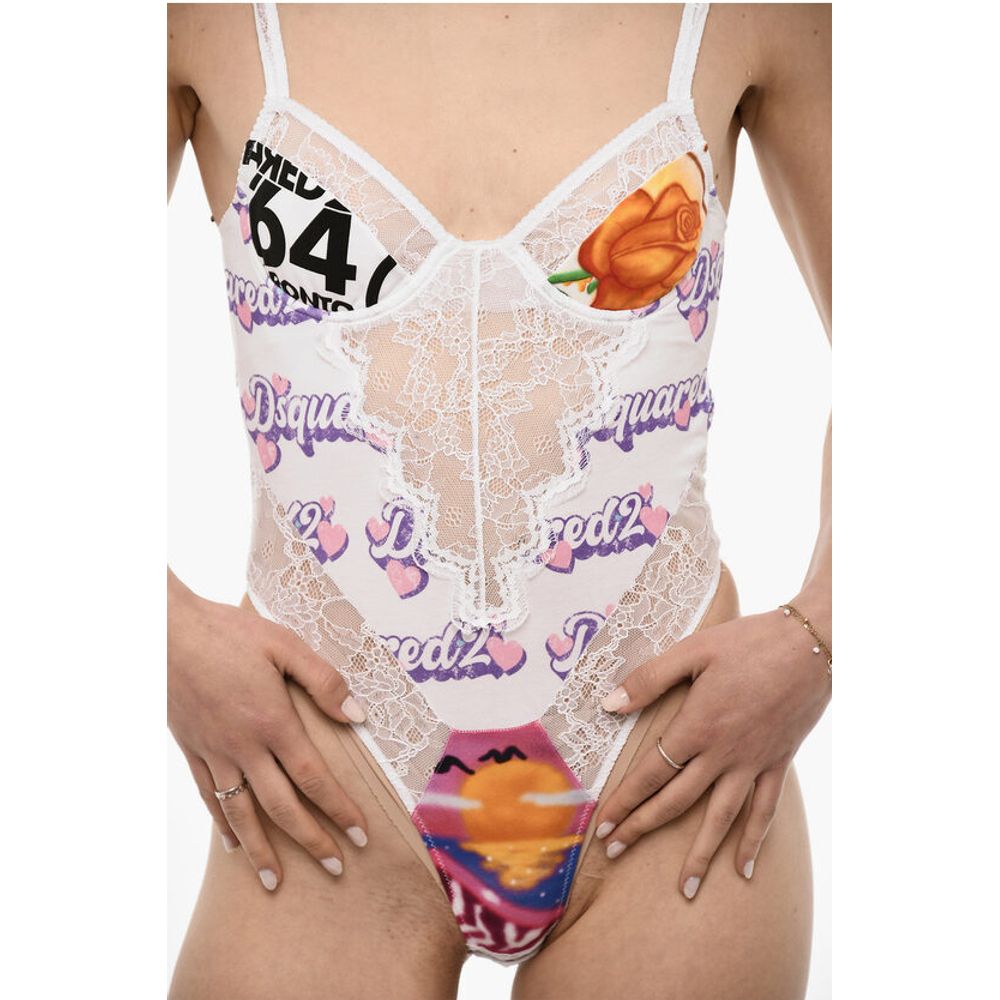 Dsquared² Lace Printed Body