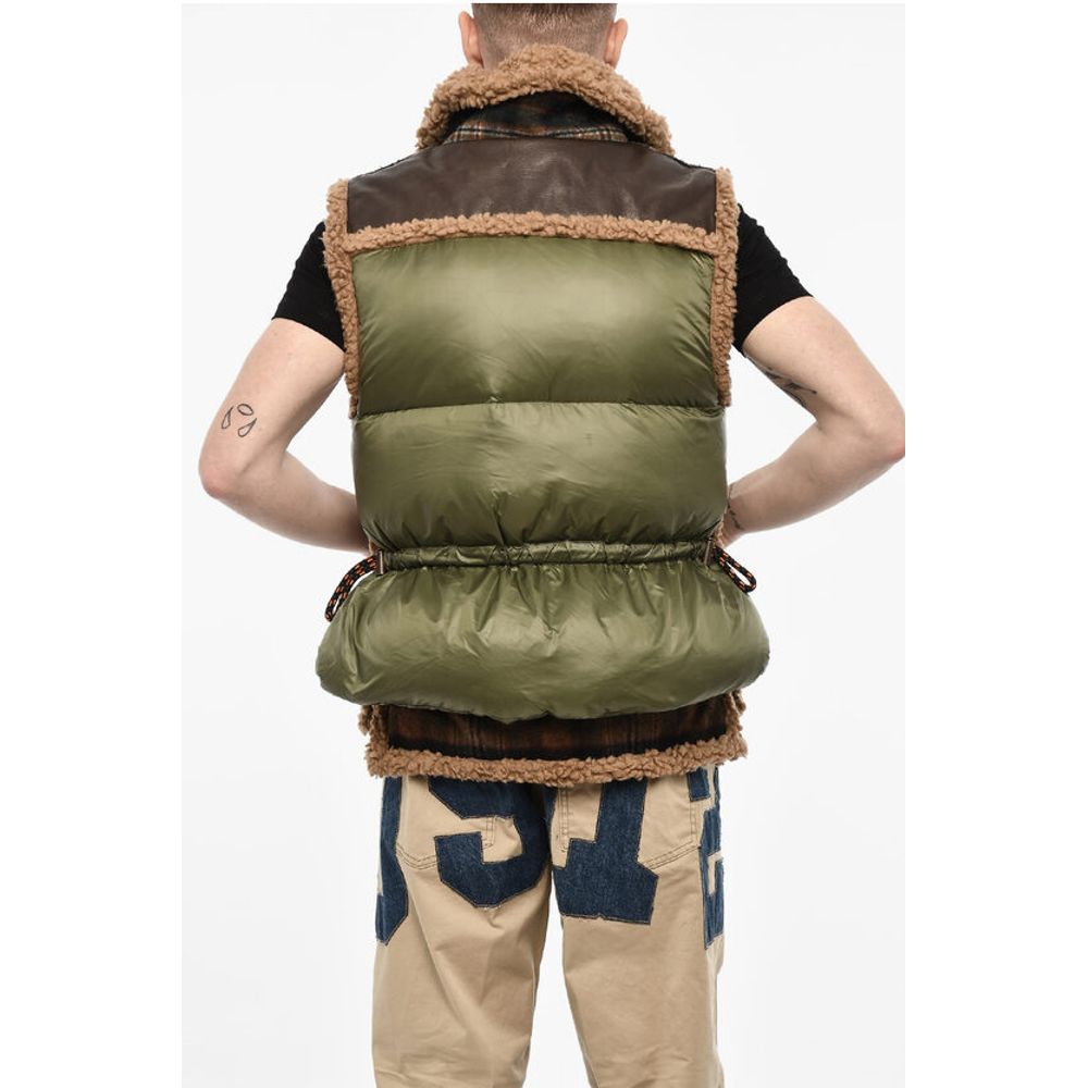 Dsquared² Multi Fabric Padded Vest