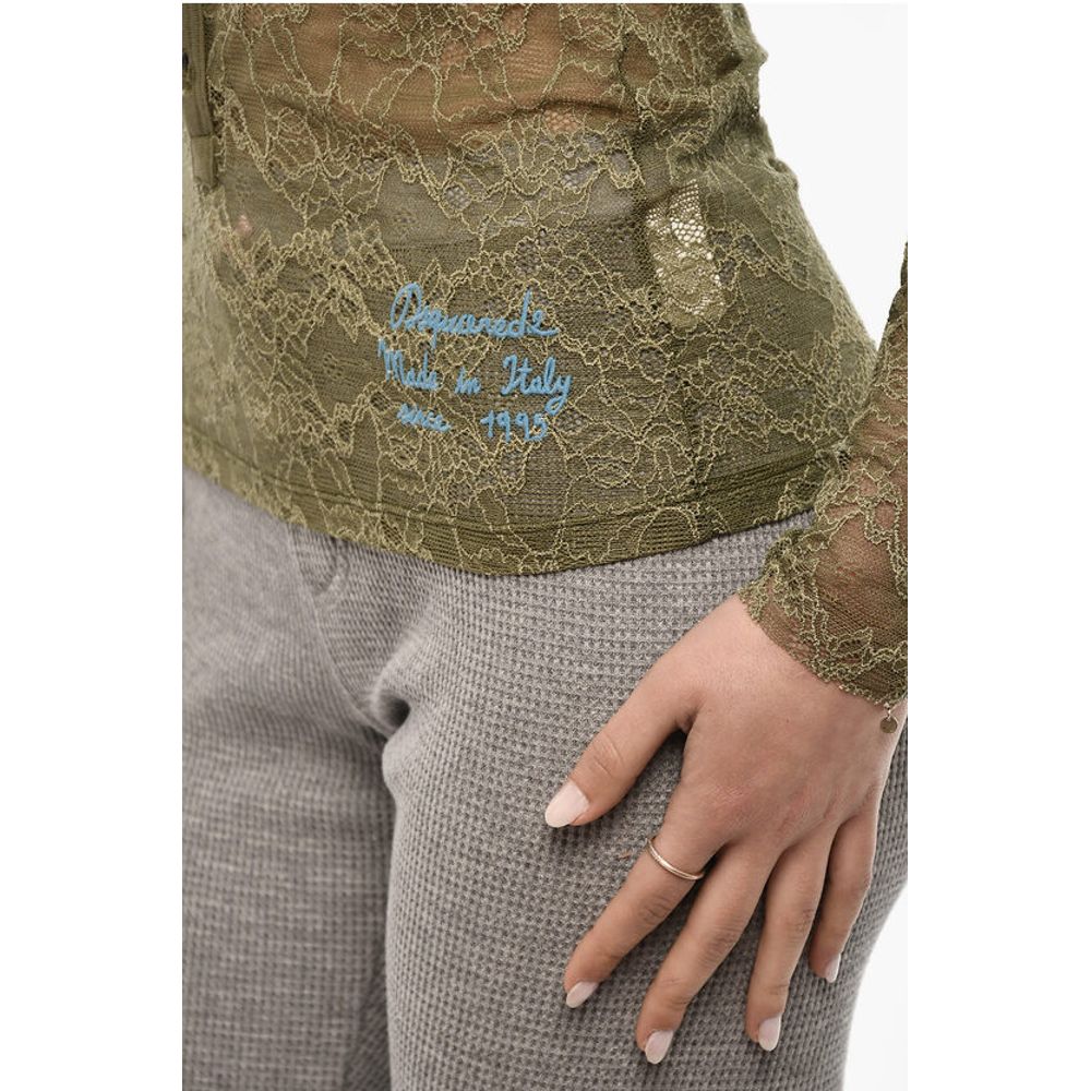 Dsquared² Slim Fit Top With Buttons