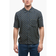 Palm Angels Breast-pocketed BANANA Bowling Shirt