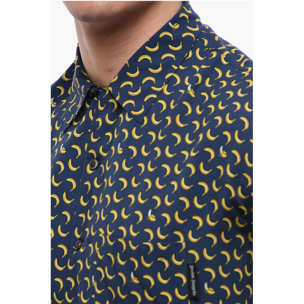 Palm Angels Breast-pocketed BANANA Bowling Shirt
