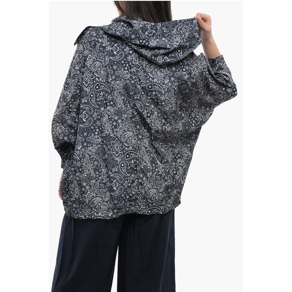 Woolrich Nylon BANDANA Windbreaker with Bat-wing Sleeves
