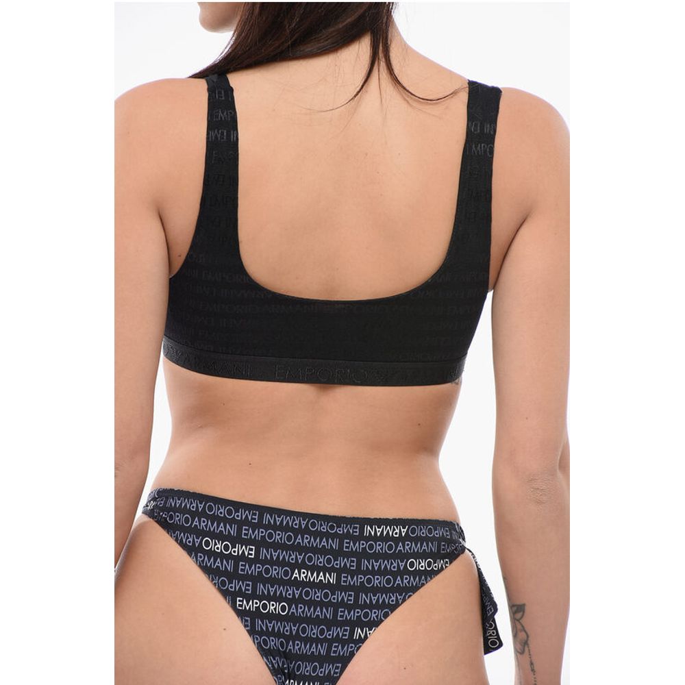 Armani EMPORIO Lycra Bra with Monogram Detail