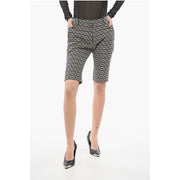 Balmain Monogram Cotton Skinny Fit Shorts