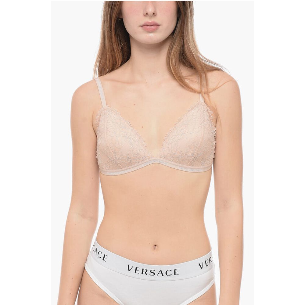 Armani EMPORIO Lace Triangle Bra with Lurex Trims