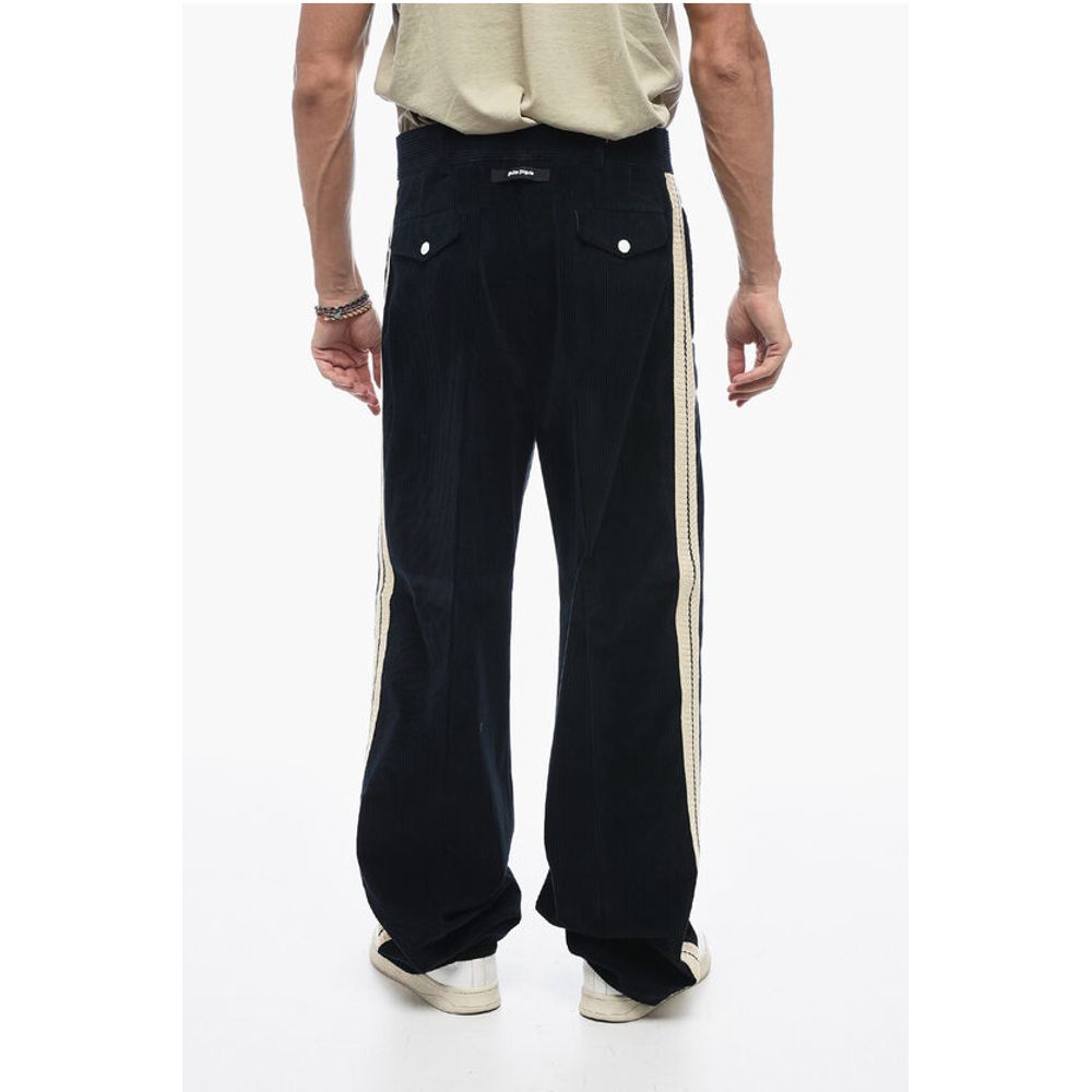 Palm Angels Corduroy TAPE Pants with Contrasting Bands
