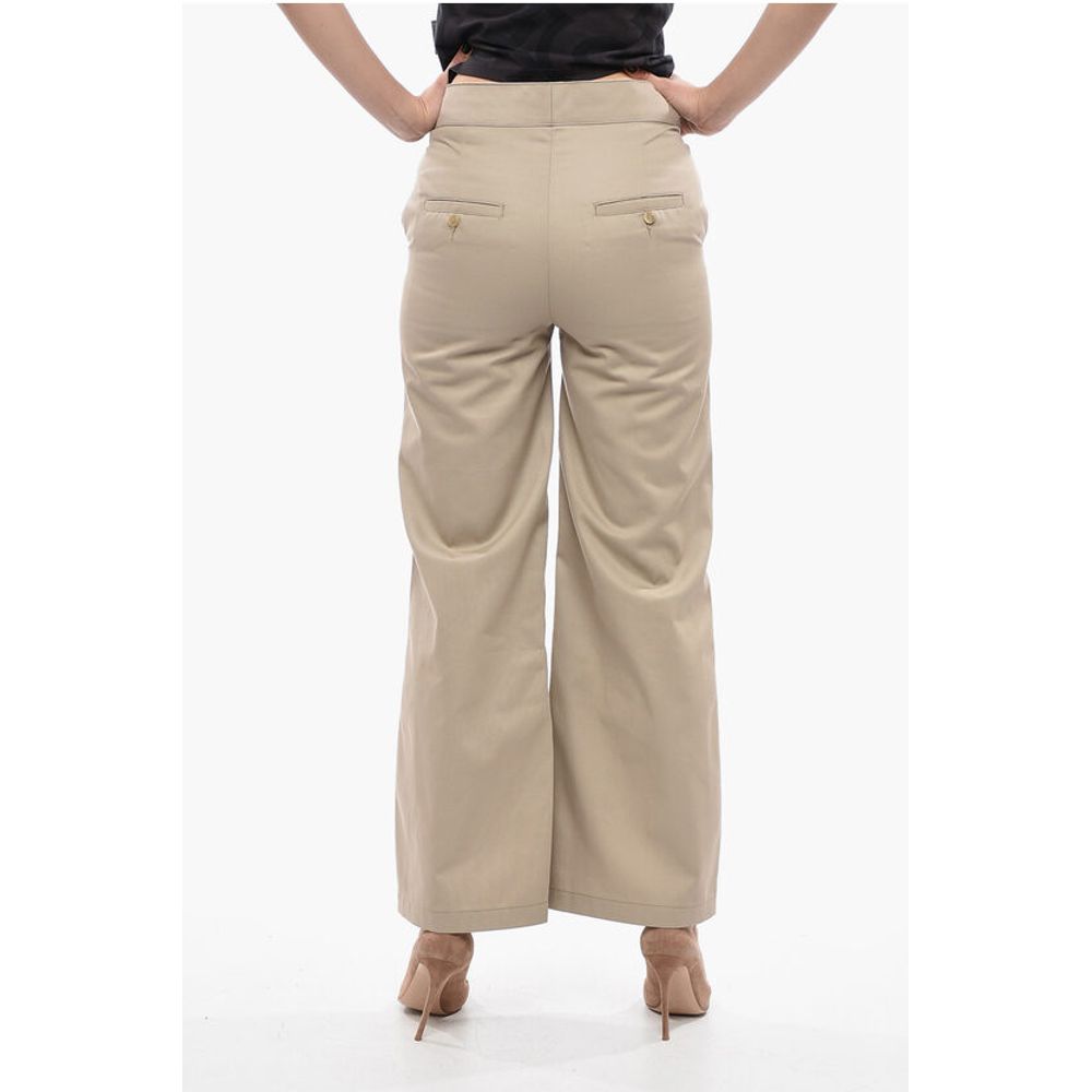 Palm Angels High-Waisted Straight-Fit Pants