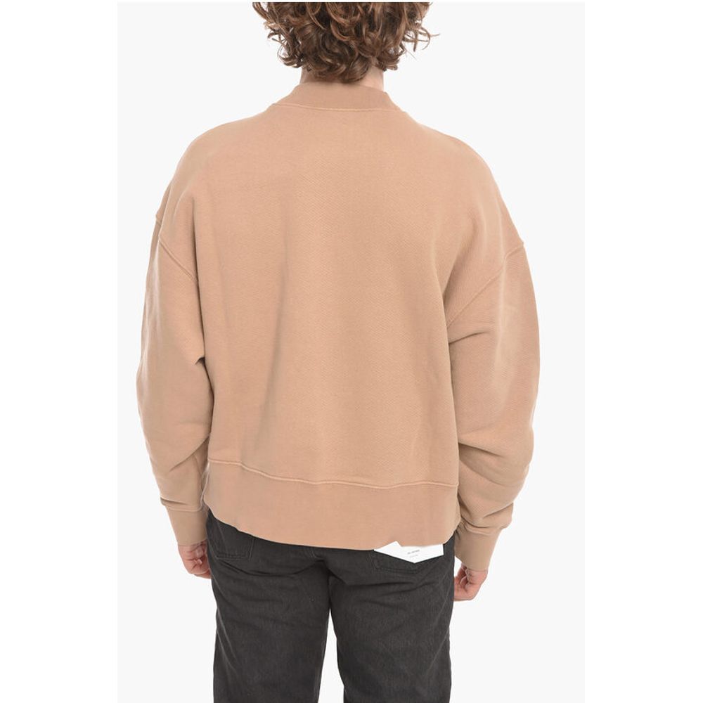 Palm Angels Crew Neck PXP PALM Brushed Cotton Sweatshirt