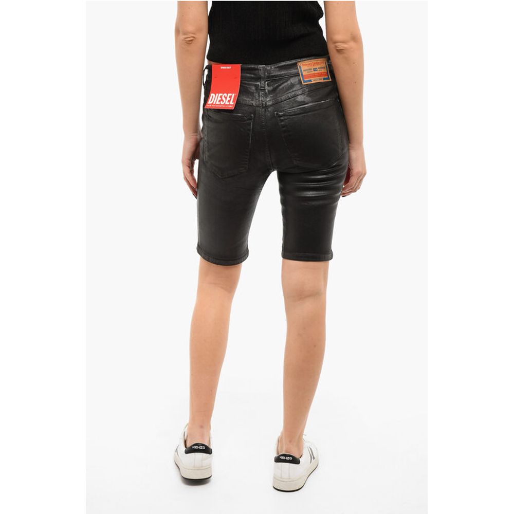 Diesel DE-GINNY Denim Shorts with Skinny-fit