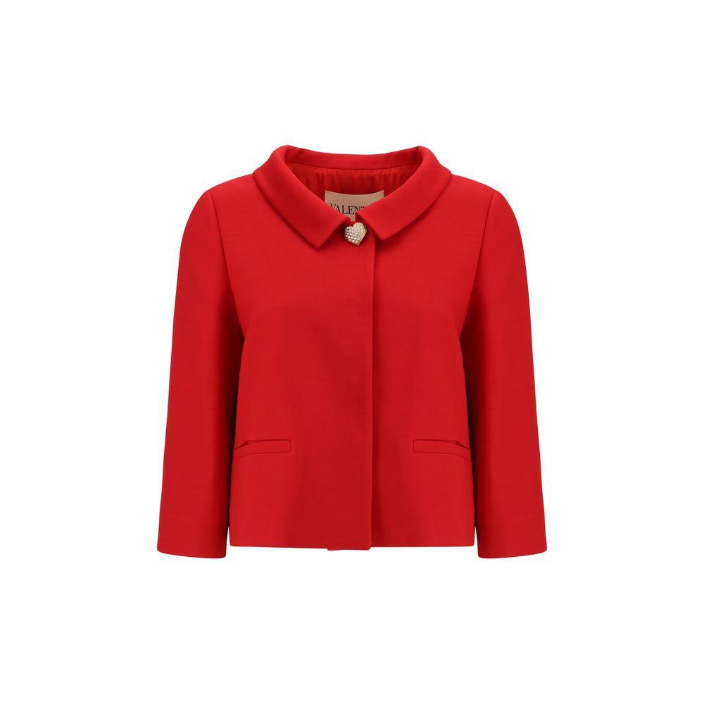 Valentino Heart-shaped button Blazer