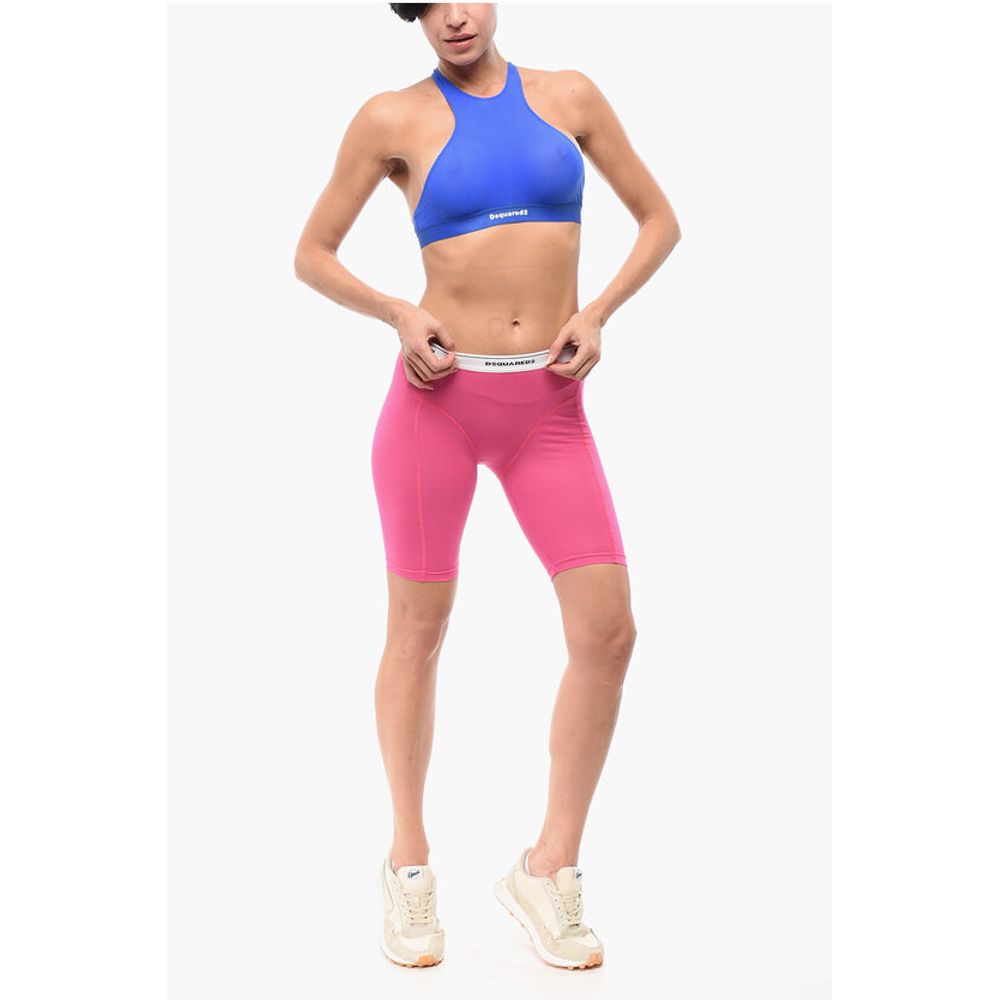 Dsquared² Underwear Cotton Blend Biker Leggings
