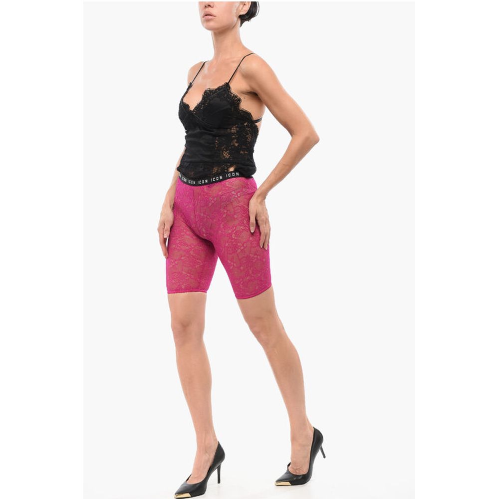 Dsquared² Underwear Lace Biker Leggings