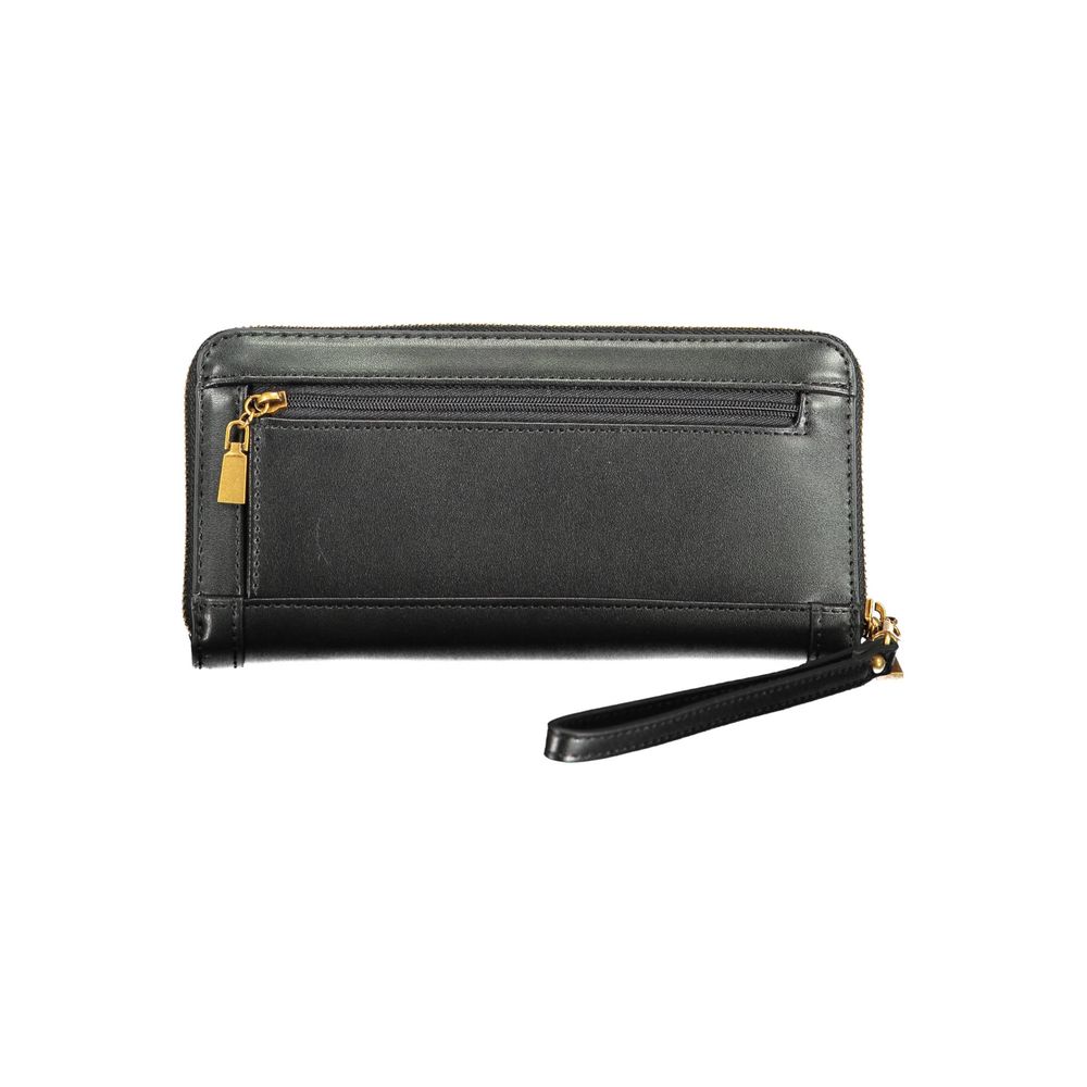 Guess Jeans Black Polyethylene Wallet