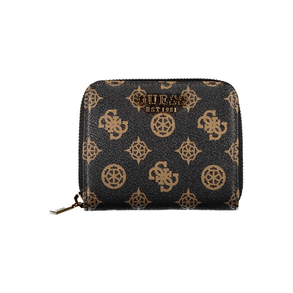 Guess Jeans Brown Polyethylene Wallet