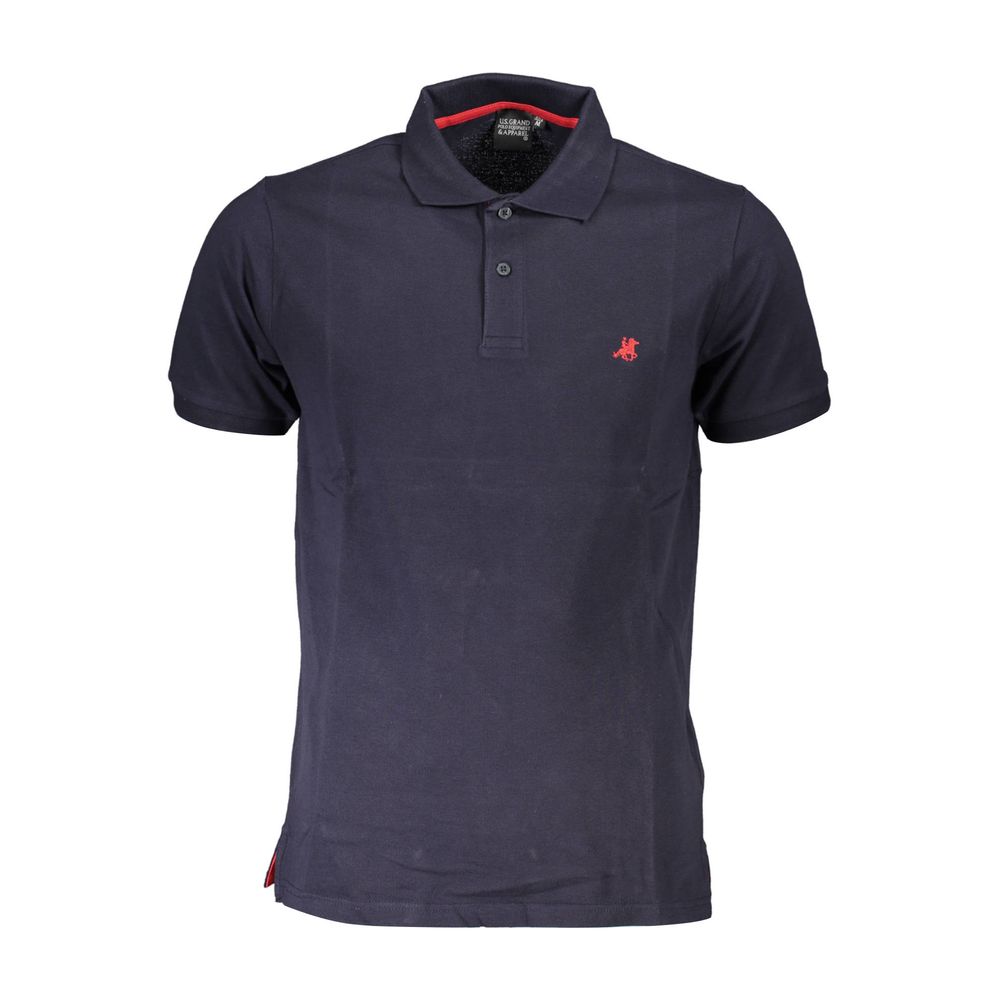 U.S. Grand Polo Blue Cotton Polo Shirt