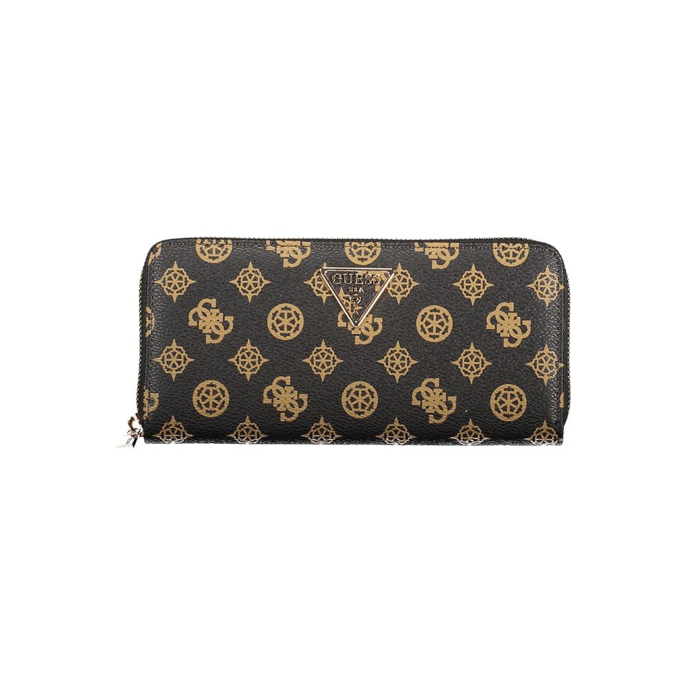 Guess Jeans Brown Polyethylene Wallet