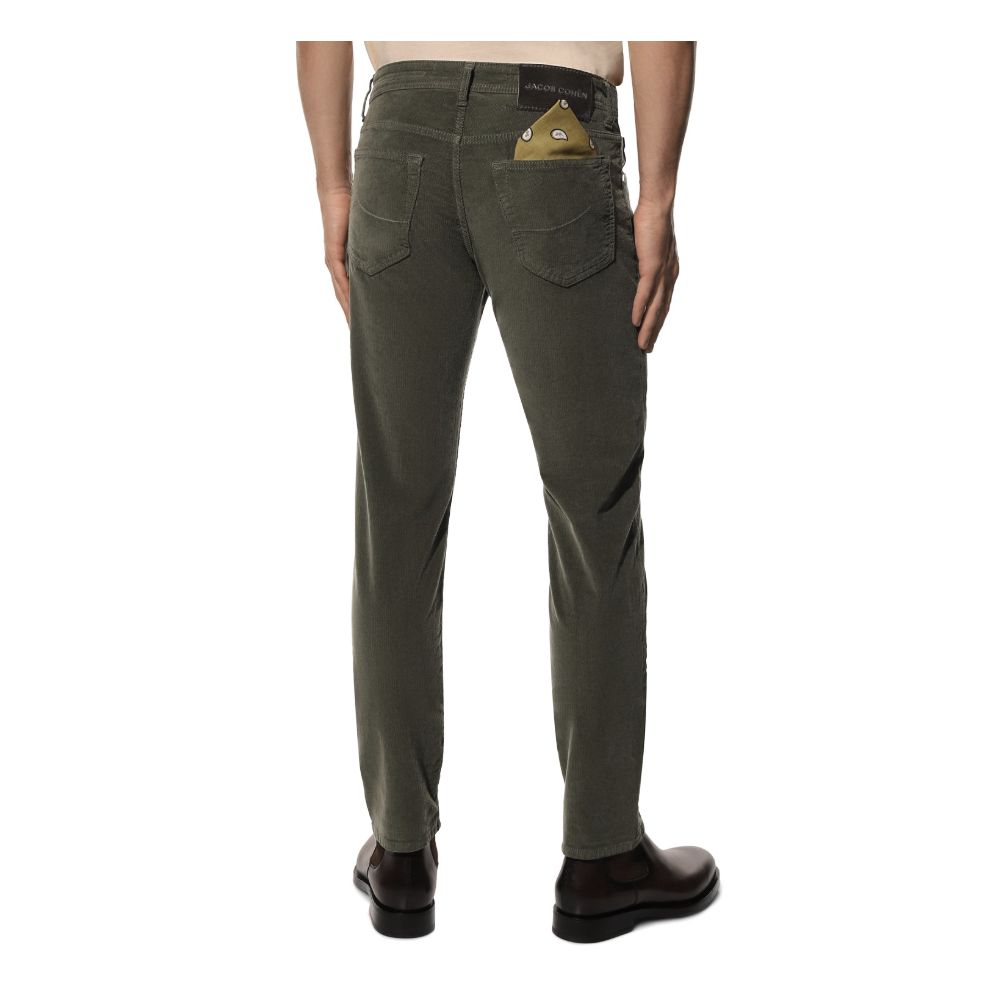 Jacob Cohen Gray Cotton Jeans & Pant