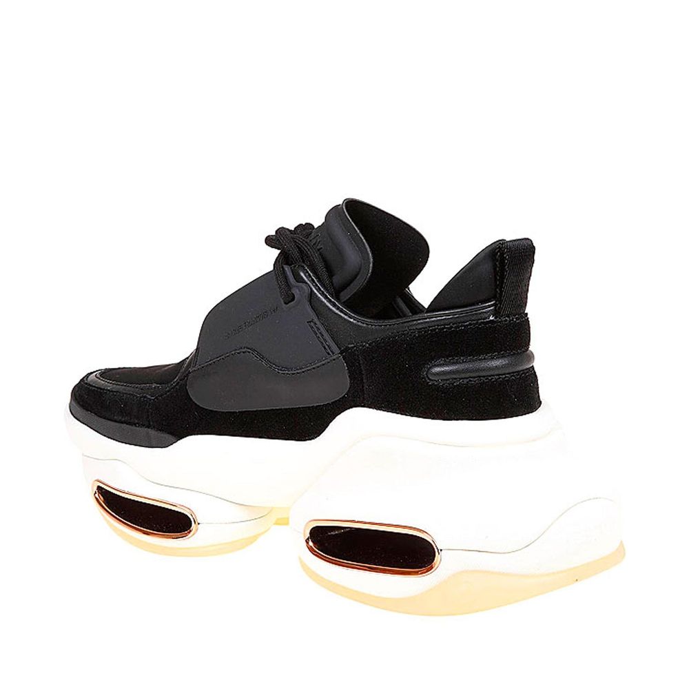 Balmain Leather And Fabric Sneakers